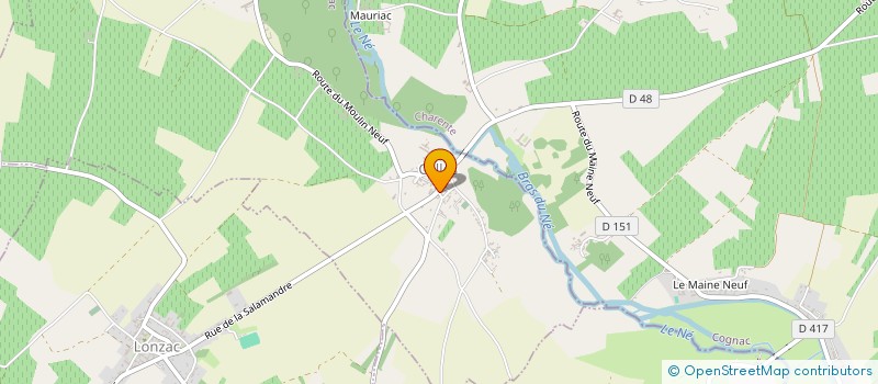 localisation de l'entreprise MADAME ANAIS ROBIN  PERIGNAC