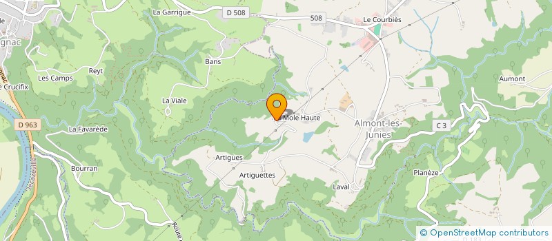 localisation de l'entreprise MADAME ANAIS ROCAGEL  FIRMI