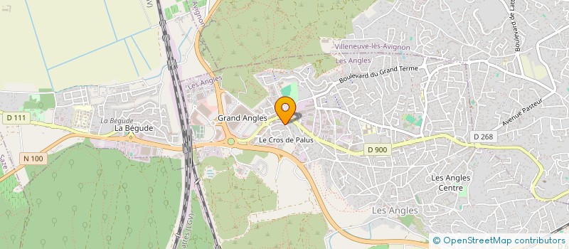 localisation de l'entreprise MADAME ANAIS ROCAMORA à LES ANGLES