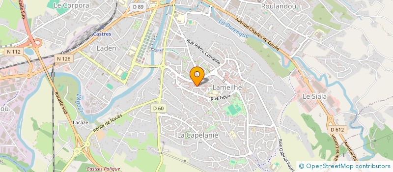 localisation de l'entreprise MADAME ANAIS RODRIGUEZ  CASTRES