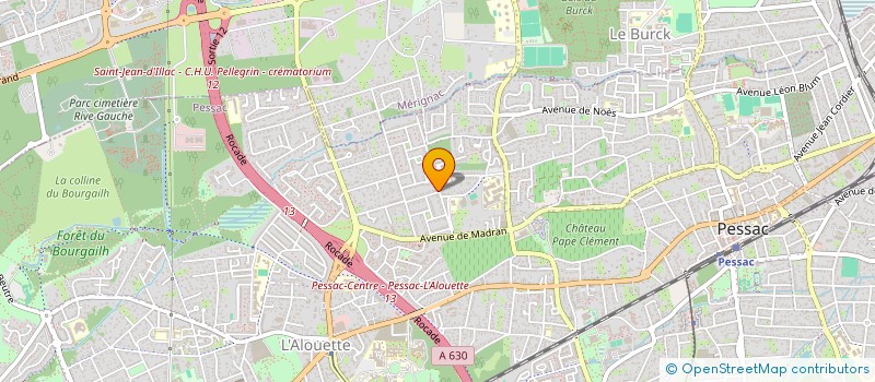 localisation de l'entreprise MADAME ANAIS RODRIGUEZ à PESSAC