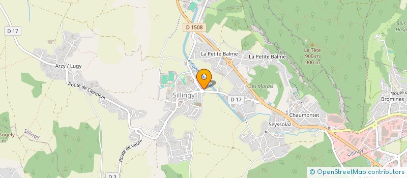 localisation de l'entreprise MADAME ANAIS ROGUET  SILLINGY