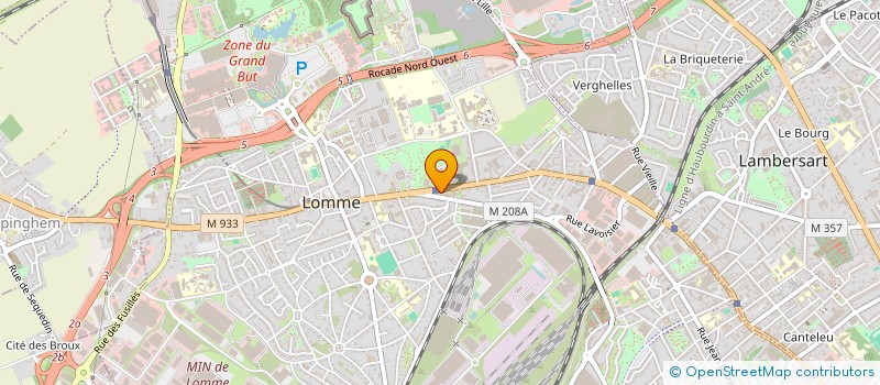 localisation de l'entreprise MADAME ANAIS ROLLARD  LILLE