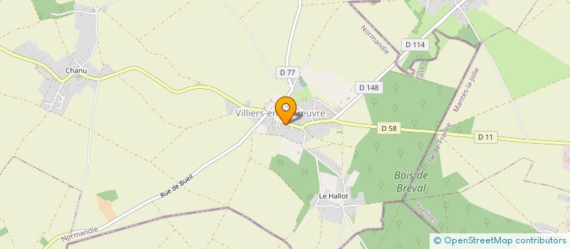 localisation de l'entreprise MADAME ANAIS ROMASKA  VILLIERS-EN-DESUVRE