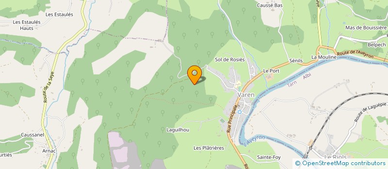 localisation de l'entreprise MADAME ANAIS RONDEAU à VERFEIL