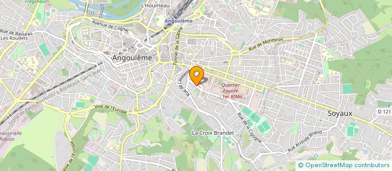 localisation de l'entreprise MADAME ANAIS ROSA PINTO CASTANEDA à ANGOULEME