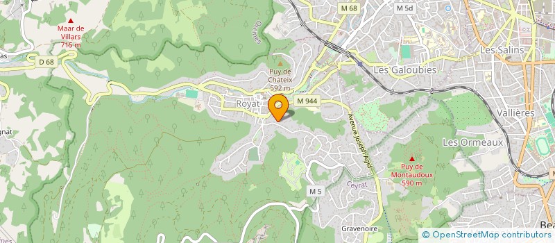 localisation de l'entreprise MADAME ANAIS ROUCHETEAU  ROYAT