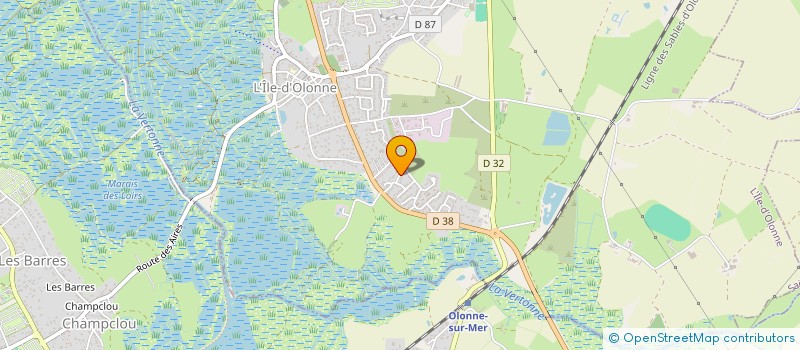 localisation de l'entreprise MADAME ANAIS ROUSSEAU  L'ILE-D'OLONNE