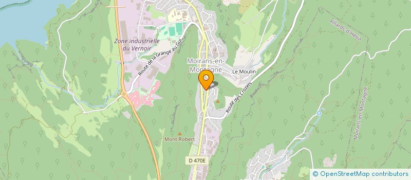 localisation de l'entreprise MADAME ANAIS ROUSSEAU  MOIRANS-EN-MONTAGNE