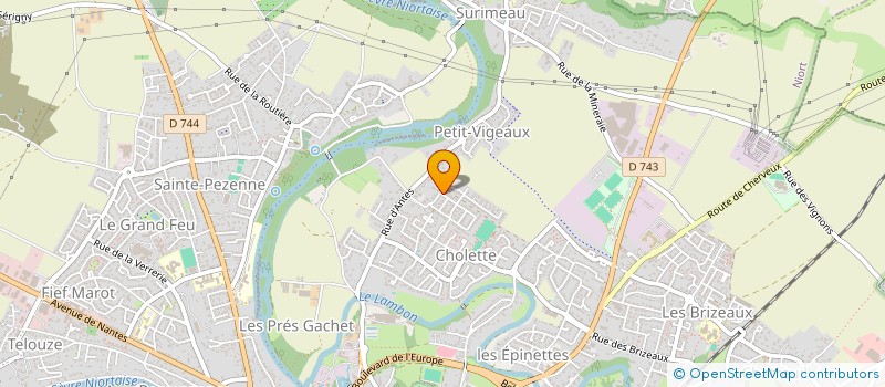 localisation de l'entreprise MADAME ANAIS ROUX à NIORT