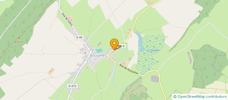 localisation de l'entreprise MADAME ANAIS ROY  BOUJAILLES