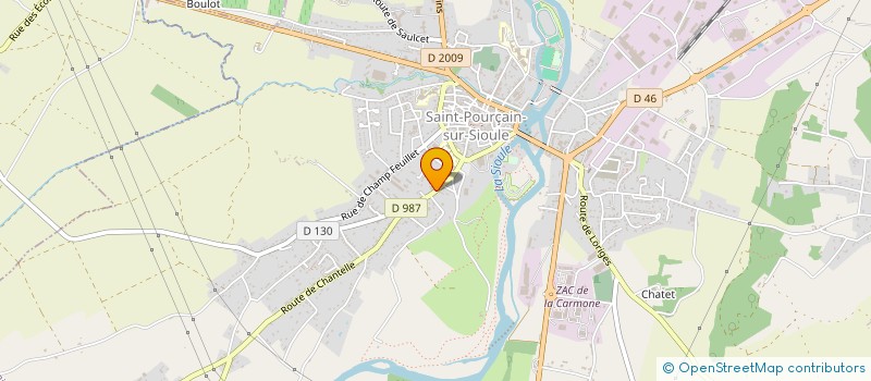 localisation de l'entreprise MADAME ANAIS ROYER à ST POURCAIN SUR SIOULE