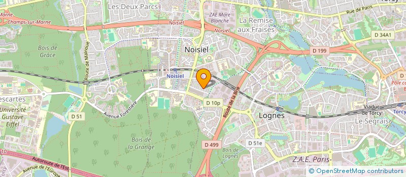 localisation de l'entreprise MADAME ANAIS RUCOJEVIC  NOISIEL