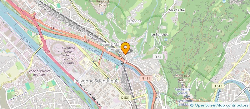 localisation de l'entreprise MADAME ANAIS RUSSO  SAINT-MARTIN-LE-VINOUX