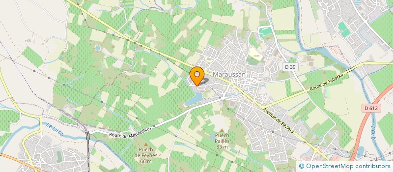 localisation de l'entreprise MADAME ANAIS SABINEU  MARAUSSAN