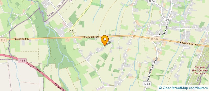 localisation de l'entreprise MADAME ANAIS SABLE  GER