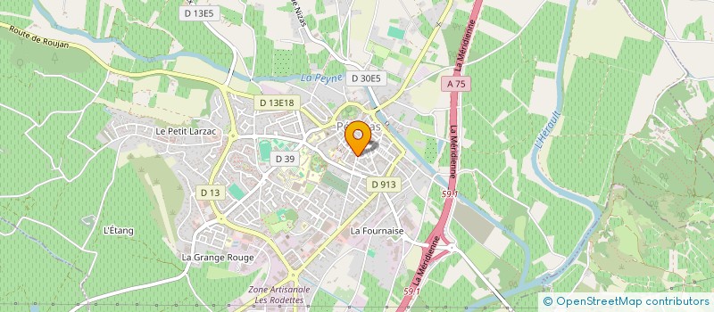 localisation de l'entreprise MADAME ANAIS SALE à PEZENAS