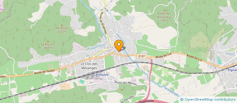 localisation de l'entreprise MADAME ANAIS SANCHEZ  FORCALQUEIRET