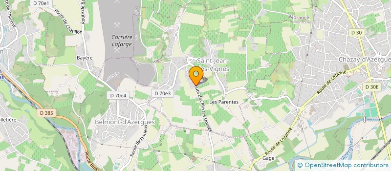 localisation de l'entreprise MADAME ANAIS SANCHEZ  SAINT-JEAN-DES-VIGNES