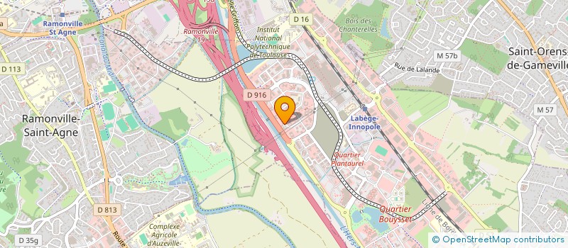 localisation de l'entreprise MADAME ANAIS SANSSEAU  LABEGE