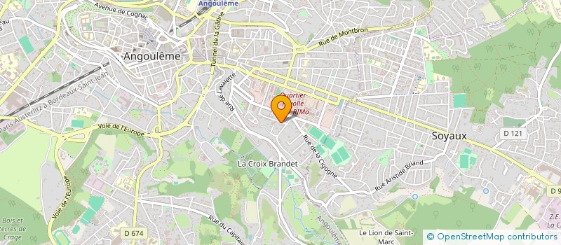 localisation de l'entreprise MADAME ANAIS SAUNIER à ANGOULEME