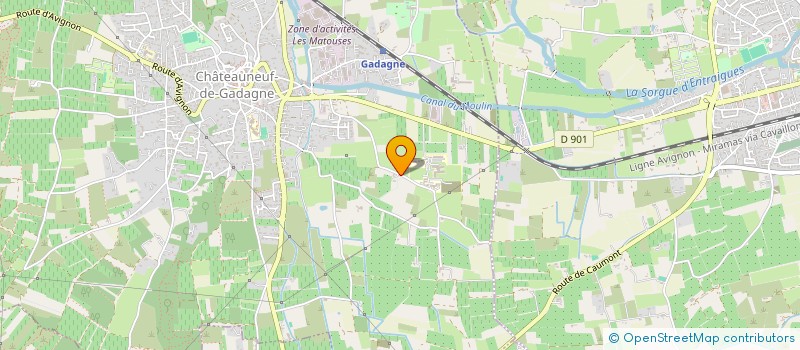localisation de l'entreprise MADAME ANAIS SAUTEYRON  CHATEAUNEUF-DE-GADAGNE