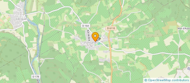 localisation de l'entreprise MADAME ANAIS SCANZI  FONTANES