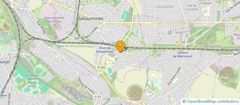 localisation de l'entreprise MADAME ANAIS SCHATTEMAN à SALLAUMINES