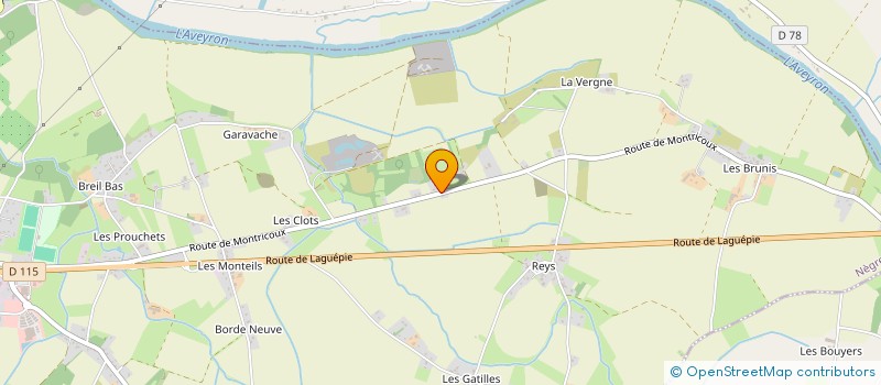 localisation de l'entreprise MADAME ANAIS SCHUREN à NEGREPELISSE