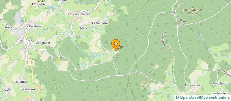 localisation de l'entreprise MADAME ANAIS SEGAUD  PROPIERES