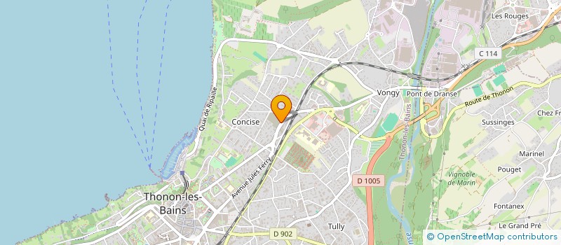 localisation de l'entreprise MADAME ANAIS SERENO à THONON-LES-BAINS