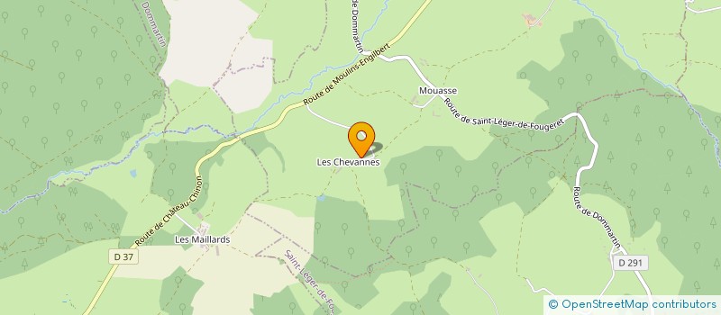 localisation de l'entreprise MADAME ANAIS SERIE  SAINT-HILAIRE-EN-MORVAN