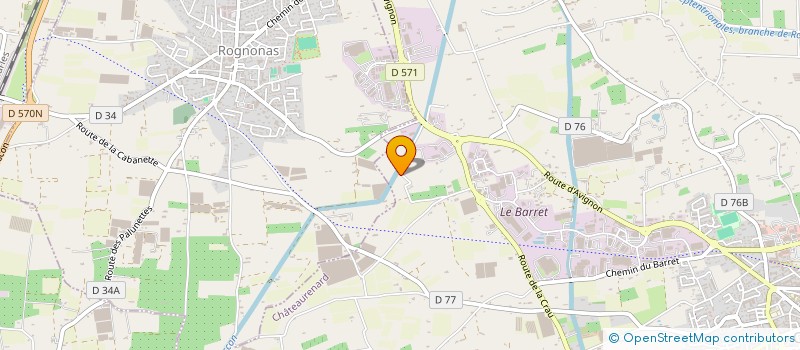 localisation de l'entreprise MADAME ANAIS SERRE  CHATEAURENARD