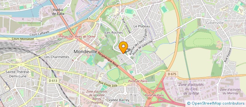 localisation de l'entreprise MADAME ANAIS SIAME  MONDEVILLE