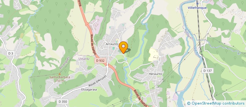 localisation de l'entreprise MADAME ANAIS SINDERA  USTARITZ