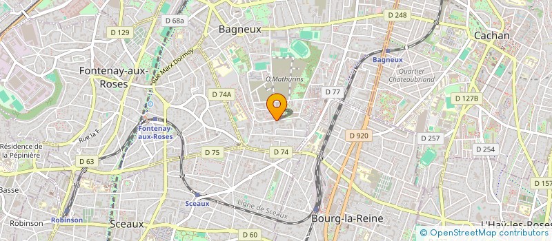 localisation de l'entreprise MADAME ANAIS SOLARTE à BAGNEUX