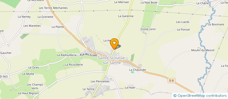 localisation de l'entreprise MADAME ANAIS SORBAIS à SAINTE-SCOLASSE-SUR-SARTHE