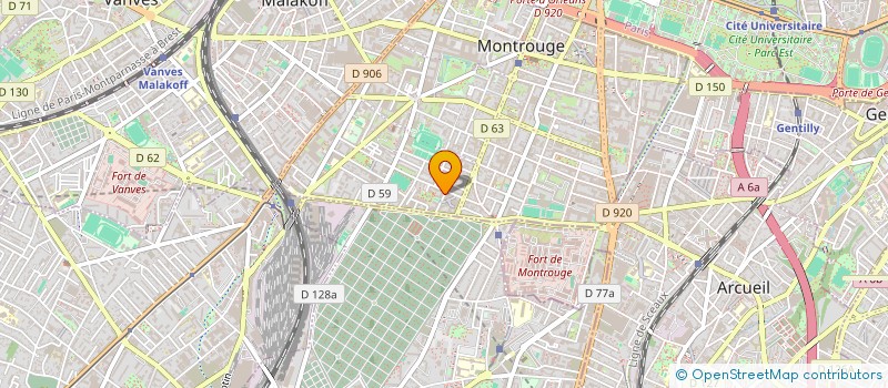 localisation de l'entreprise MADAME ANAIS SOUCHARD  MONTROUGE