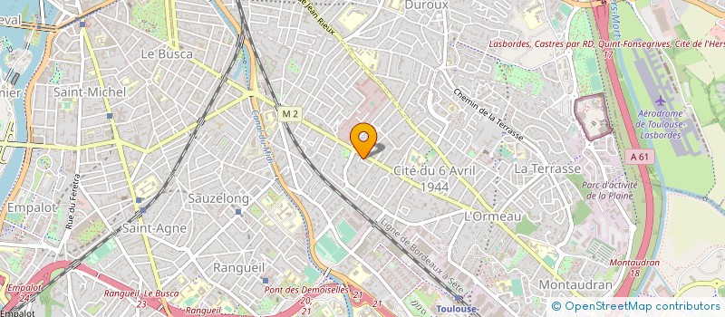 localisation de l'entreprise MADAME ANAIS SOURZAT à TOULOUSE