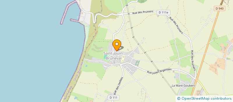 localisation de l'entreprise MADAME ANAIS STAES  SAINT-JOUIN-BRUNEVAL