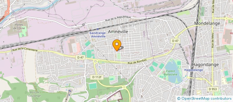 localisation de l'entreprise MADAME ANAIS STEIGNER  AMNEVILLE
