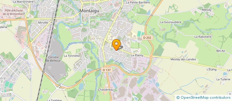 localisation de l'entreprise MADAME ANAIS SYLVIE CHRISTI SOULARD à MONTAIGU-VENDEE
