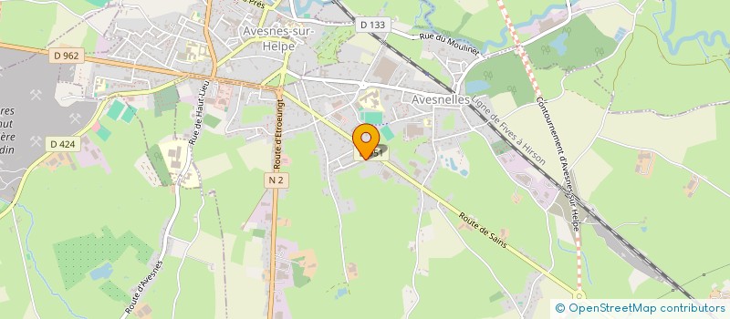 localisation de l'entreprise MADAME ANAIS SYNECK  AVESNES-SUR-HELPE