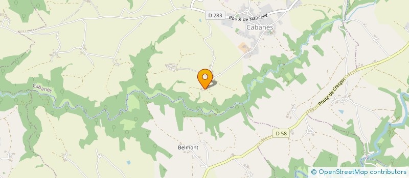 localisation de l'entreprise MADAME ANAIS TABUTEAU  CABANES