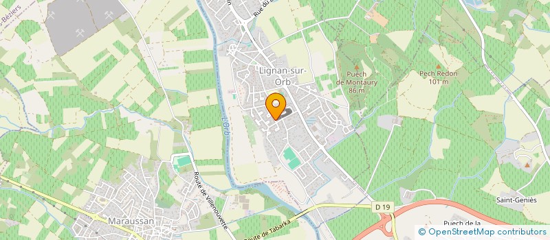 localisation de l'entreprise MADAME ANAIS TAILLADE à LIGNAN-SUR-ORB