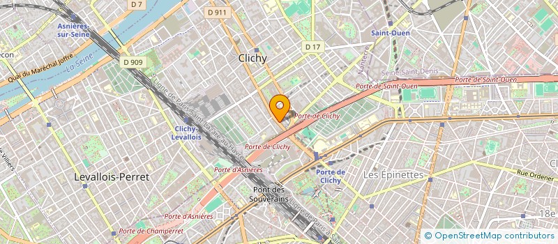 localisation de l'entreprise MADAME ANAIS TASSART  CLICHY