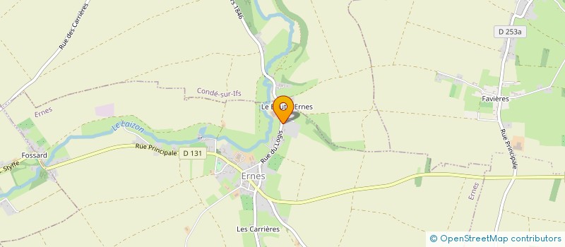 localisation de l'entreprise MADAME ANAIS TEXIER  ERNES