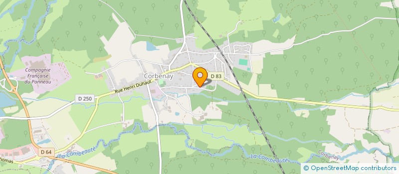 localisation de l'entreprise MADAME ANAIS THIEBAUT  CORBENAY