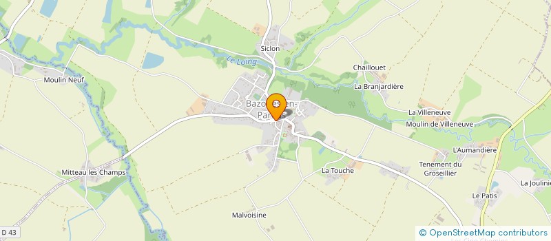 localisation de l'entreprise MADAME ANAIS THIERY  BAZOGES-EN-PAREDS