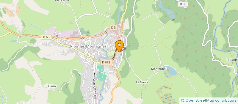 localisation de l'entreprise MADAME ANAIS THOMAS à RIOM-ES-MONTAGNES